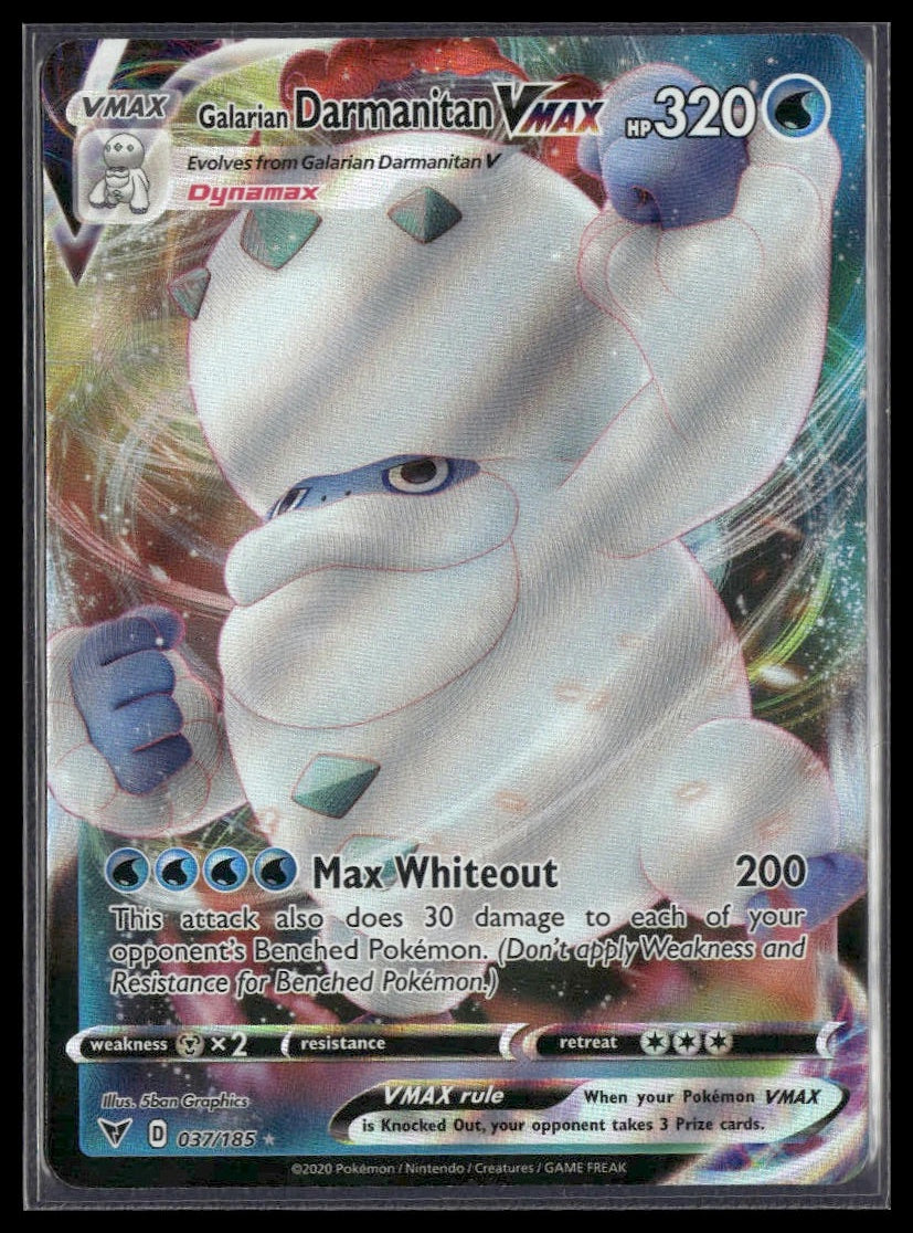 Galarian Darmanitan VMAX #037/185 Vivid Voltage NM