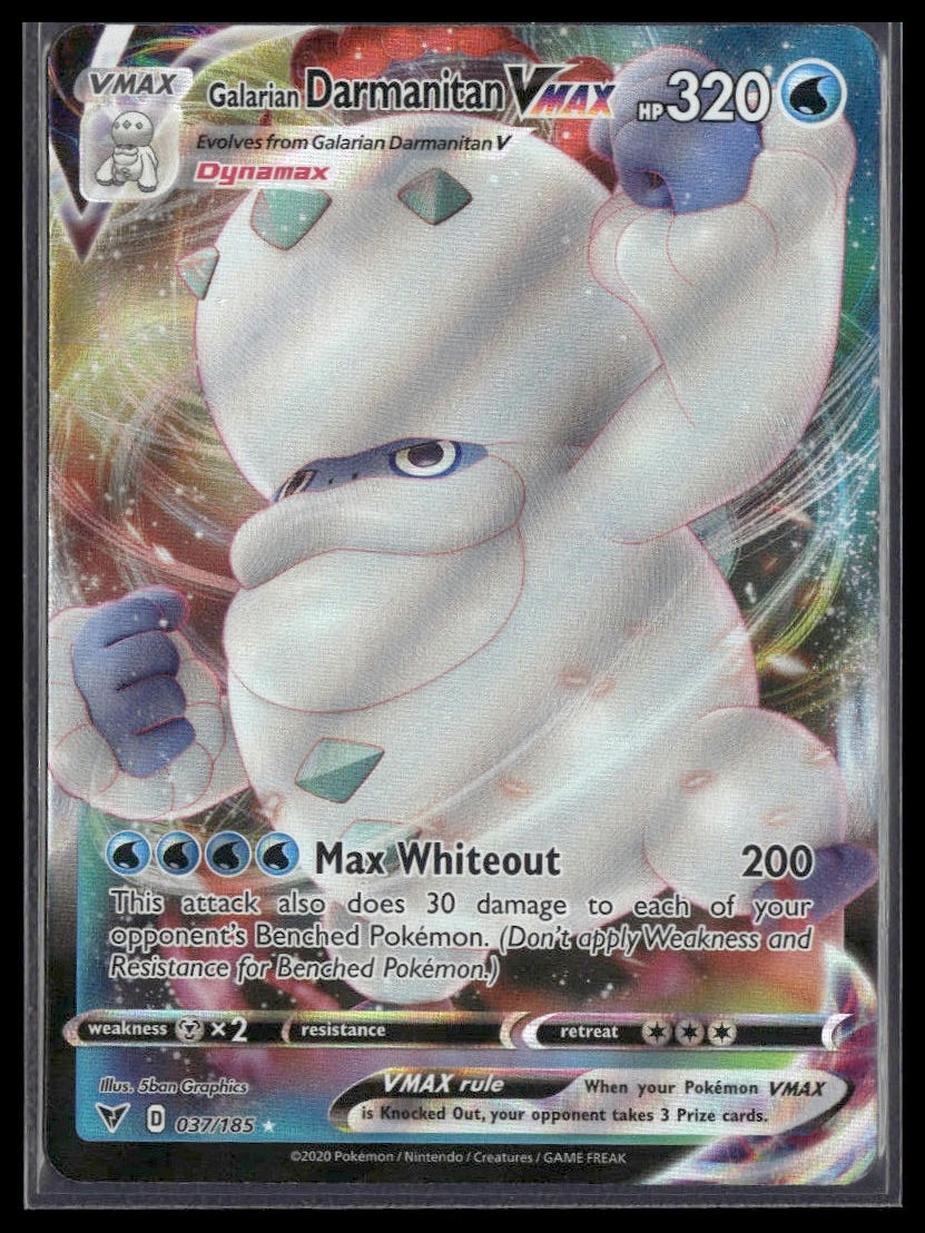 Galarian Darmanitan VMAX #037/185 Vivid Voltage NM
