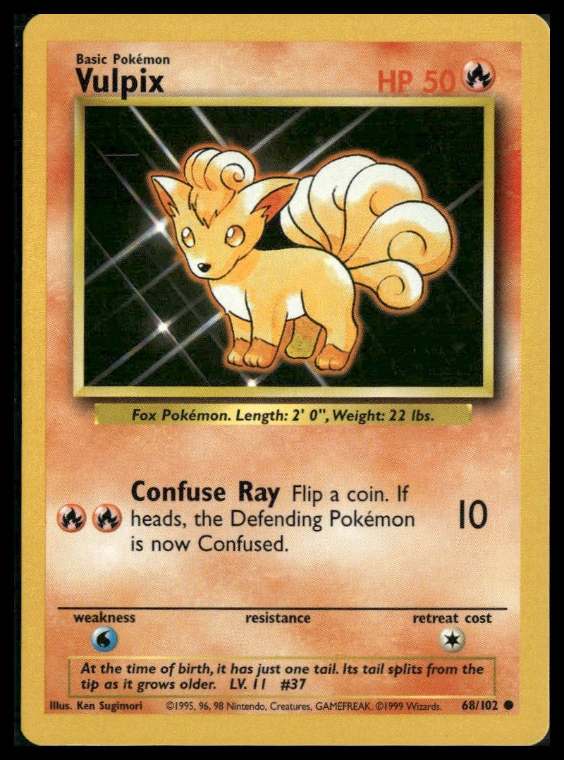 Vulpix #068/102 Base Set LP