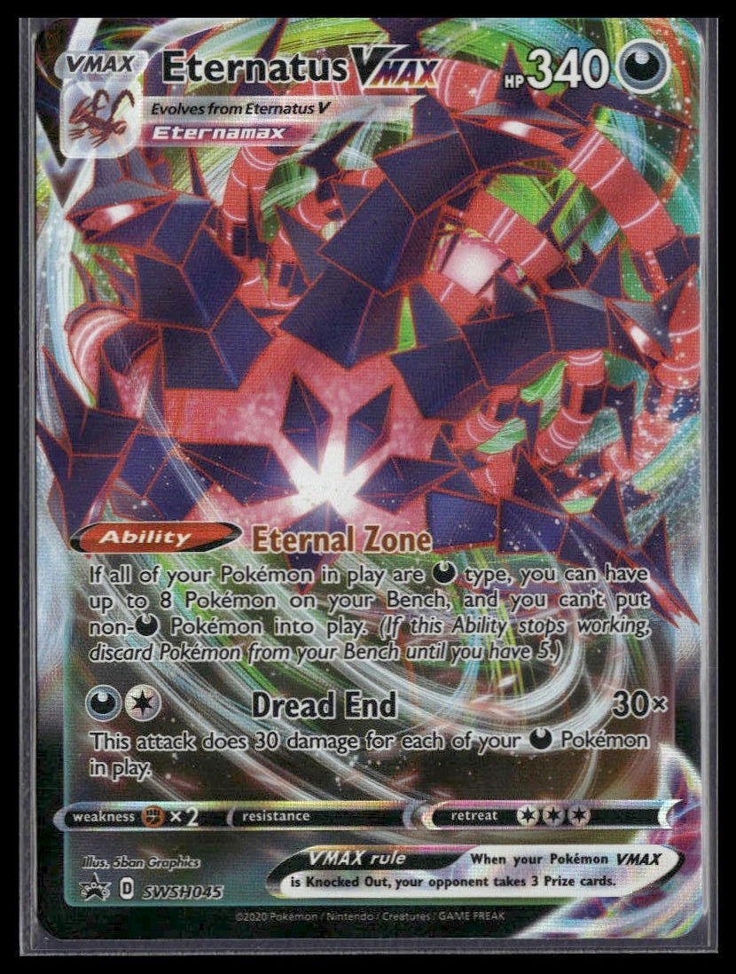 Eternatus VMAX #SWSH045 Sword & Shield Promo Cards NM