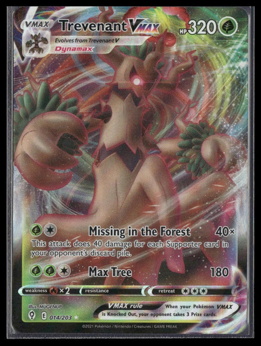 Trevenant VMAX #014/203 Evolving Skies NM