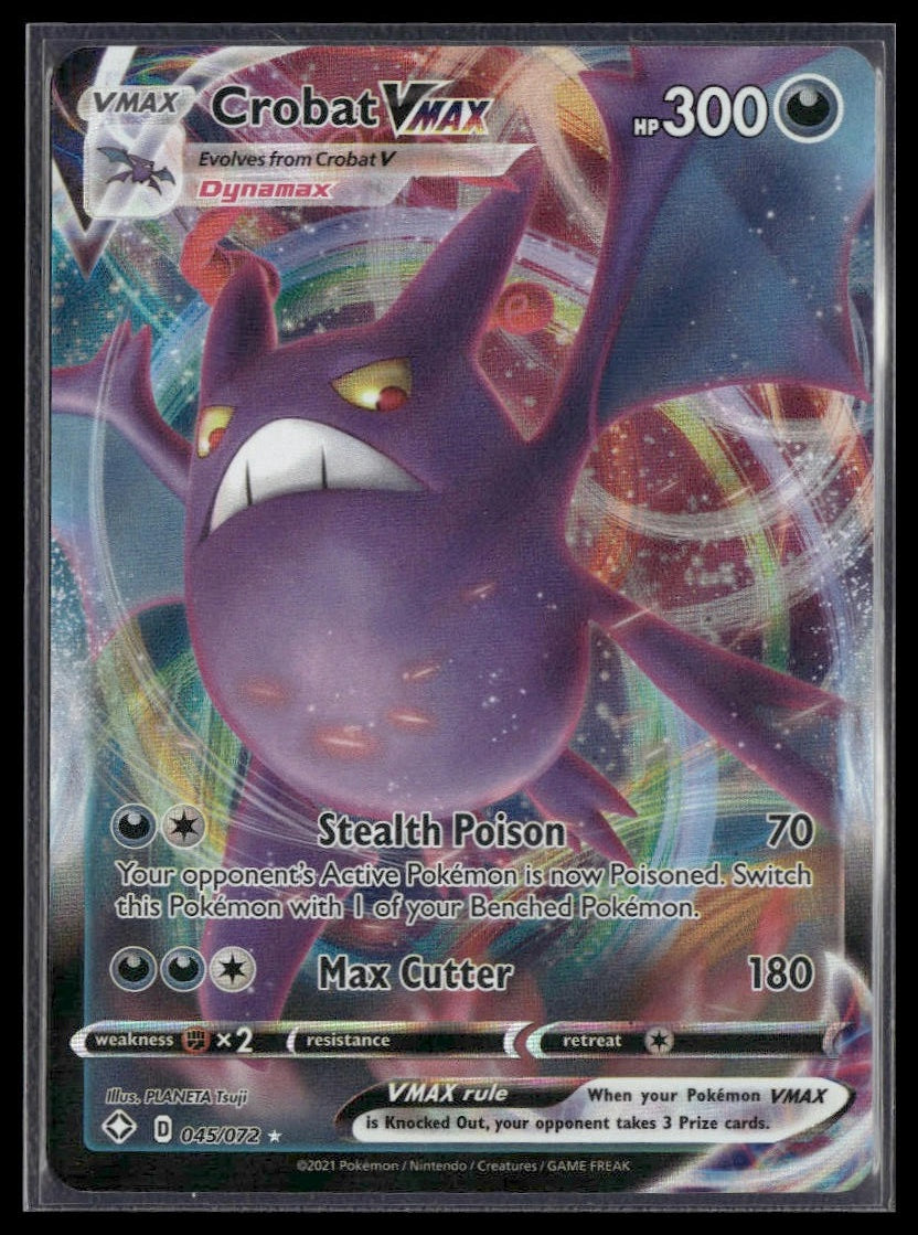 Crobat VMAX #045/072 Shining Fates NM