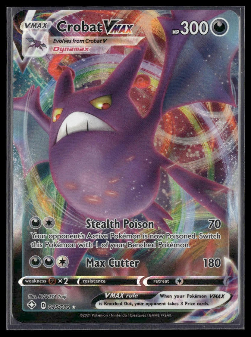 Crobat VMAX #045/072 Shining Fates NM