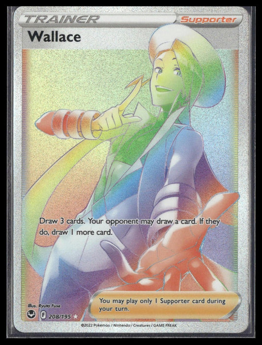 Wallace (Secret) #208/195 Silver Tempest NM