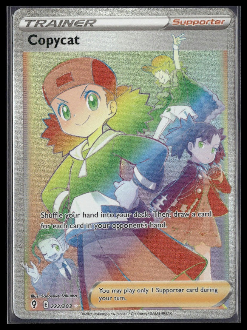 Copycat (Secret) #222/203 Evolving Skies NM