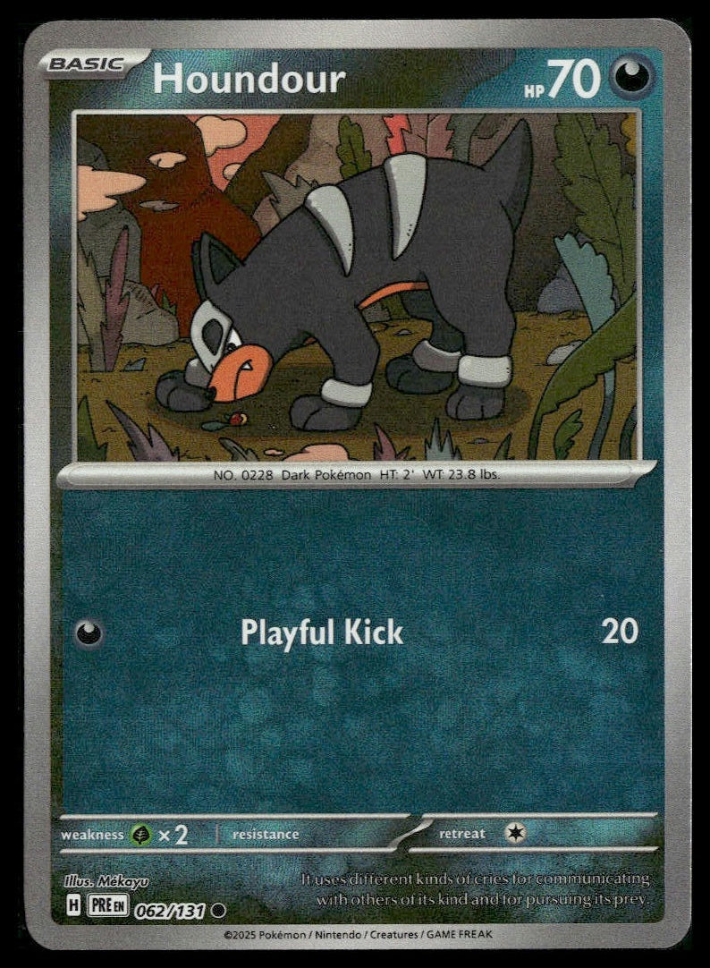 Houndour #062/131 Poké Ball Prismatic Evolutions NM