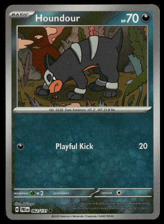 Houndour #062/131 Poké Ball Prismatic Evolutions NM