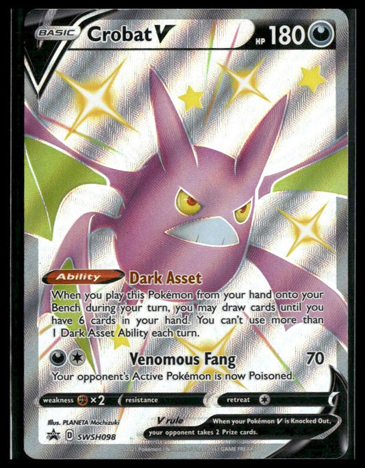 Crobat V #SWSH098 Sword & Shield Promo Cards NM