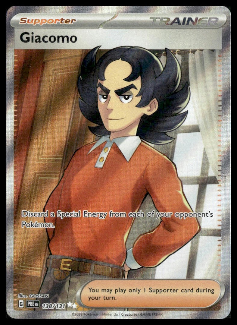 Giacomo #138/131 Prismatic Evolutions NM