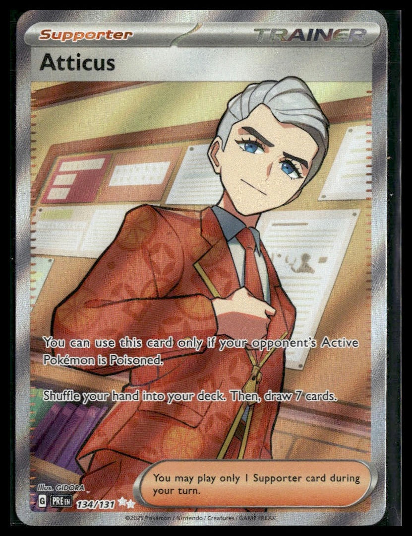 Atticus #134/131 Prismatic Evolutions NM
