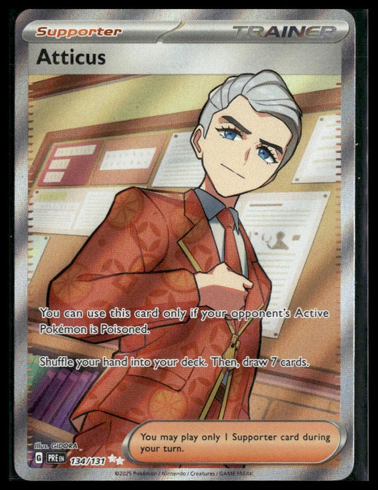 Atticus #134/131 Prismatic Evolutions NM