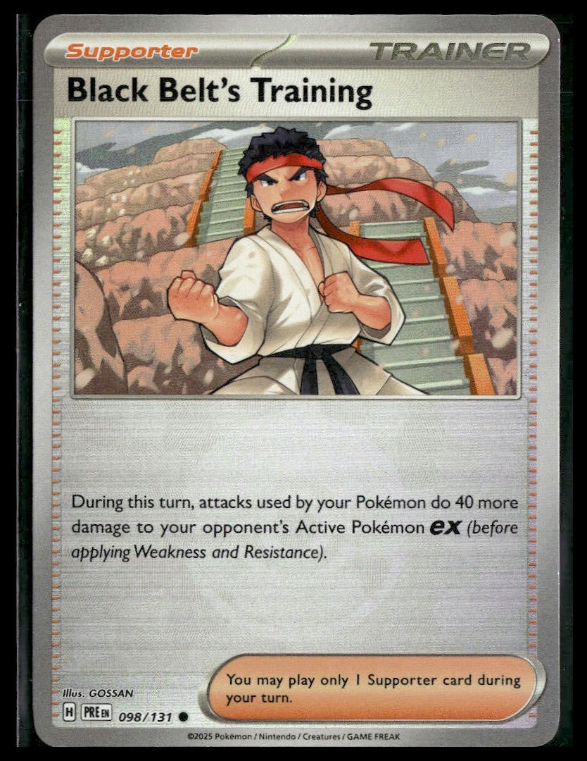 Black Belt's Training #098/131 (Poke Ball) Prismatic Evolutions NM