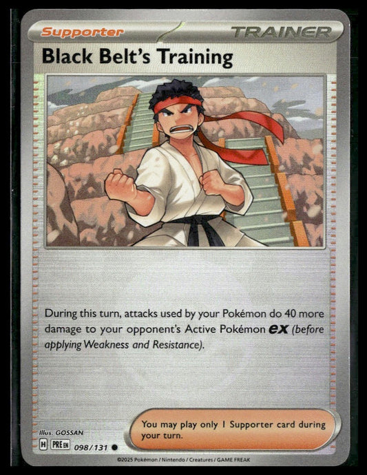 Black Belt's Training #098/131 (Poke Ball) Prismatic Evolutions NM