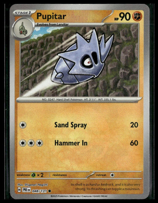 Pupitar #048/131 (Poke Ball) Prismatic Evolutions NM