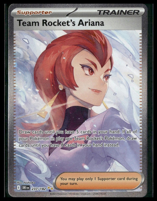 Team Rocket's Ariana #237/182 Destined Rivals NM