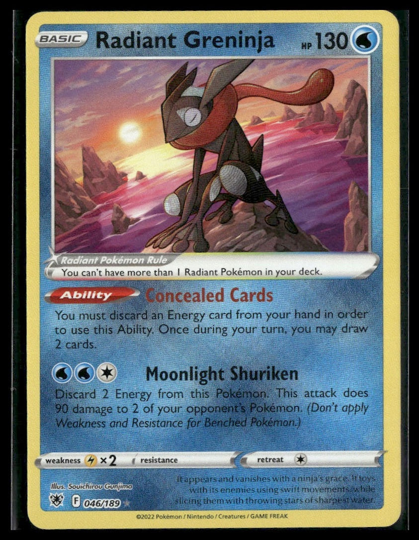 Radiant Greninja #046/189 Astral Radiance NM