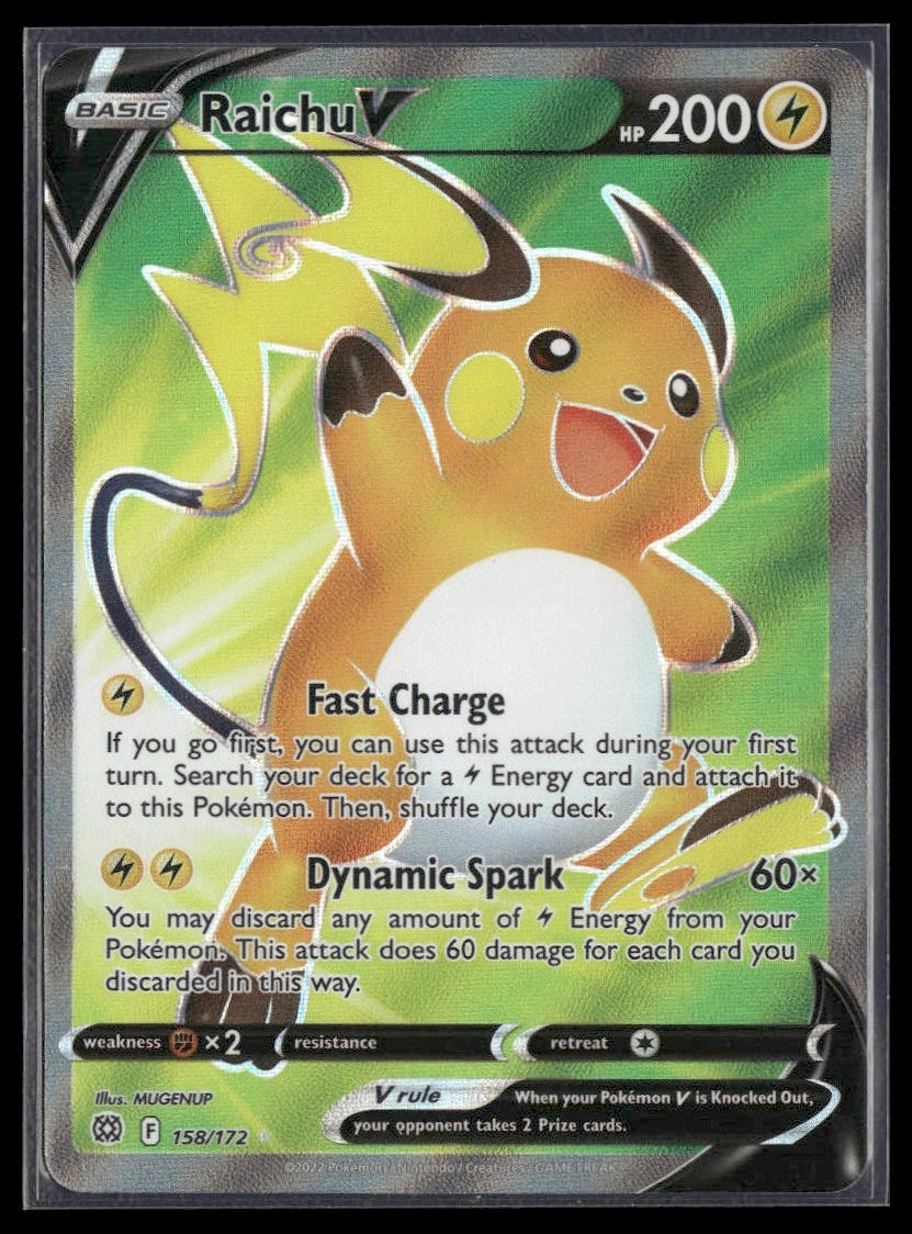 Raichu V (Full Art) #158/172 Brilliant Stars NM
