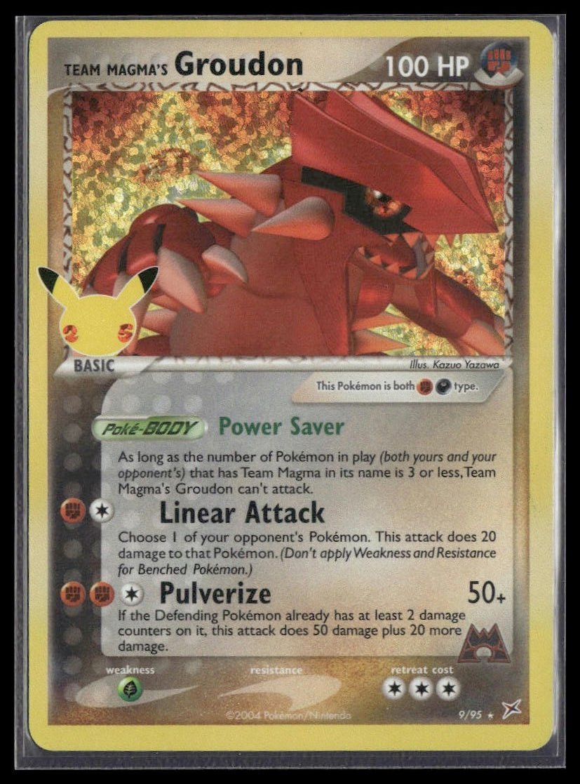 Team Magma's Groudon #9/95 Celebrations: Classic Collection NM