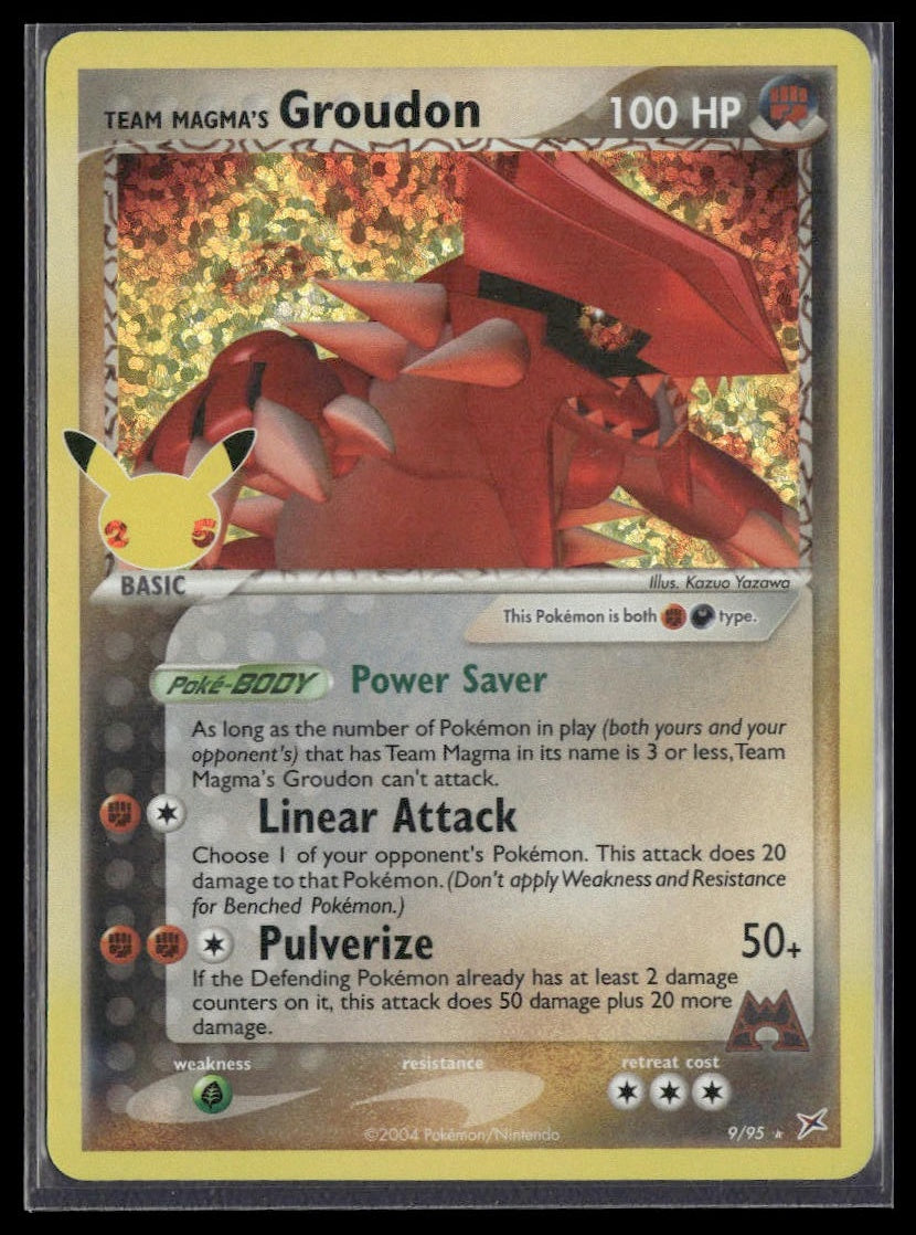 Team Magma's Groudon #9/95 Celebrations: Classic Collection NM