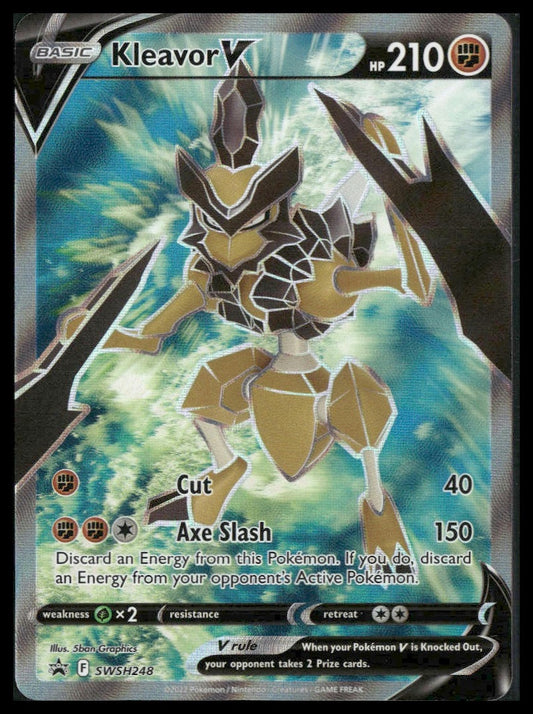 Kleavor V (Full Art) #SWSH248 Sword & Shield Promo Cards NM