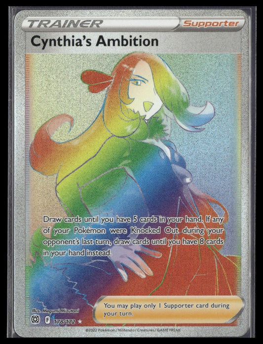 Cynthia's Ambition (Secret) #178/172 Brilliant Stars NM