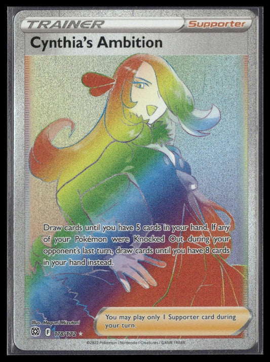 Cynthia's Ambition (Secret) #178/172 Brilliant Stars NM