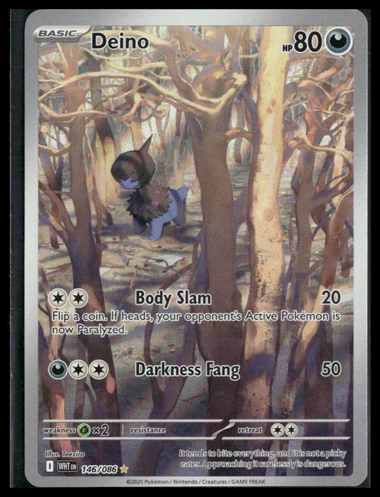 Deino #146/086 White Flare NM