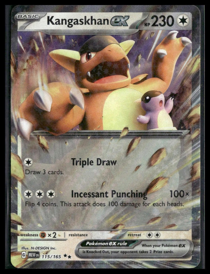 Kangaskhan ex #115/165 Scarlet & Violet 151 NM