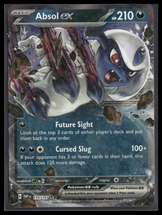 Absol ex #135/197 Obsidian Flames NM
