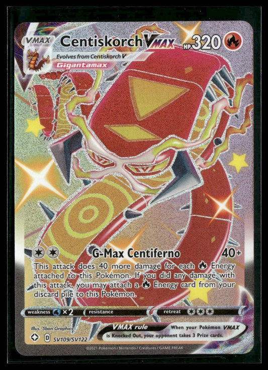 Centiskorch VMAX #SV109/SV122 Shining Fates: Shiny Vault NM