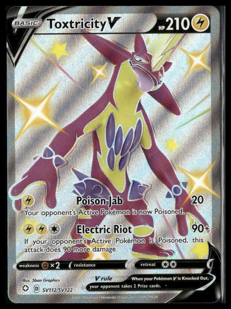 Toxtricity V #SV112/SV122 Shining Fates: Shiny Vault NM