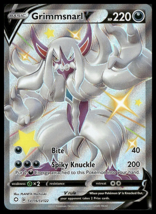 Grimmsnarl V #SV116/SV122 Shining Fates: Shiny Vault NM