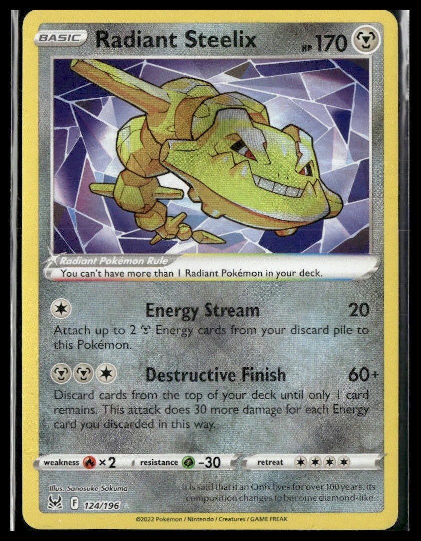 Radiant Steelix #124/196 Lost Origin NM