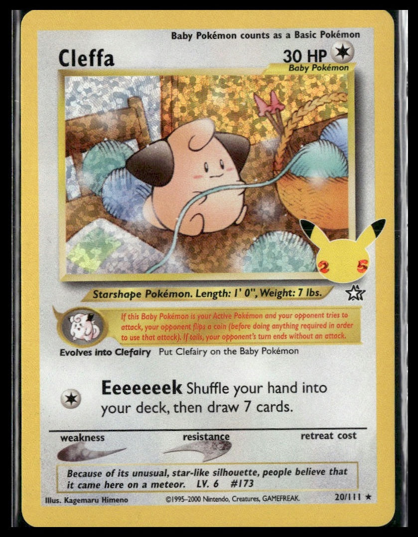 Cleffa #20/111 Celebrations: Classic Collection NM