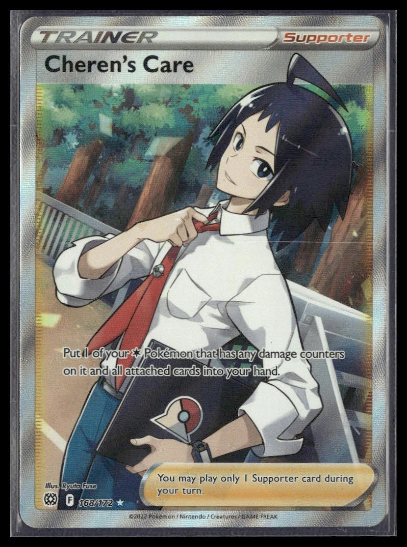 Cheren's Care (Full Art) #168/172 Brilliant Stars NM