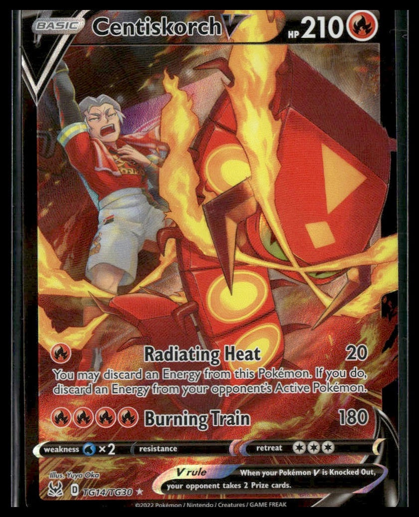 Centiskorch V #TG14/TG30 Lost Origin Trainer Gallery NM