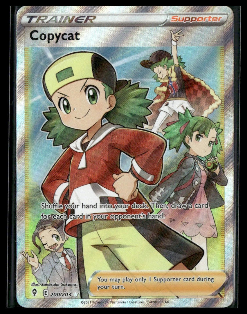 Copycat (Full Art) #200/203 Evolving Skies NM