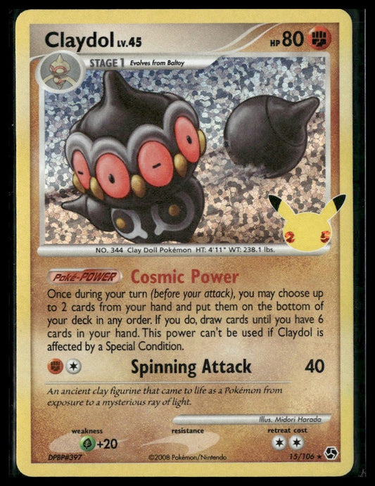 Claydol #15/106 Celebrations: Classic Collection NM