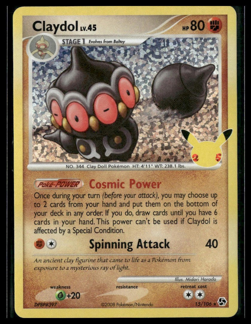 Claydol #15/106 Celebrations: Classic Collection NM