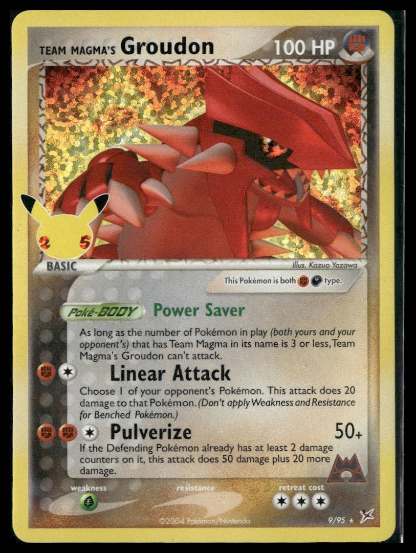Team Magma's Groudon #9/95 Celebrations: Classic Collection NM