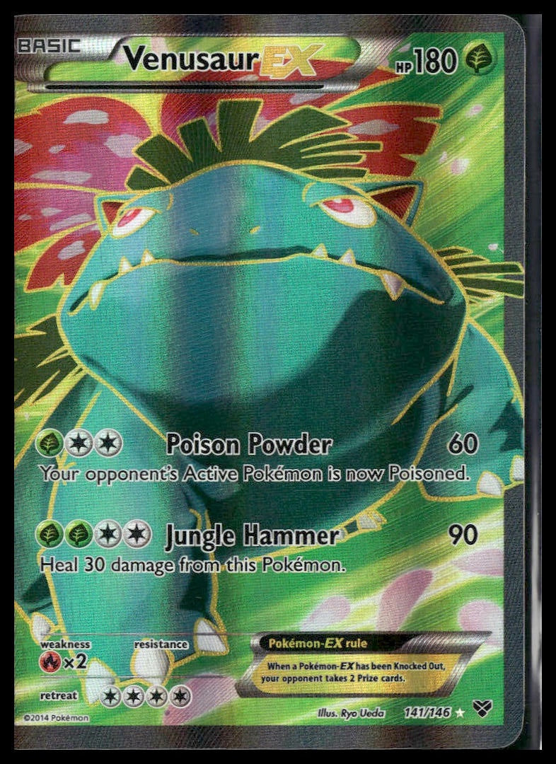 Venusaur EX #141/146 XY Base Set VLP
