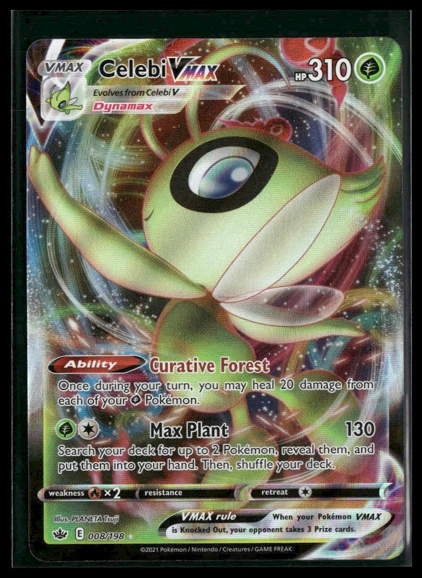 Celebi VMAX #008/198 Chilling Reign NM