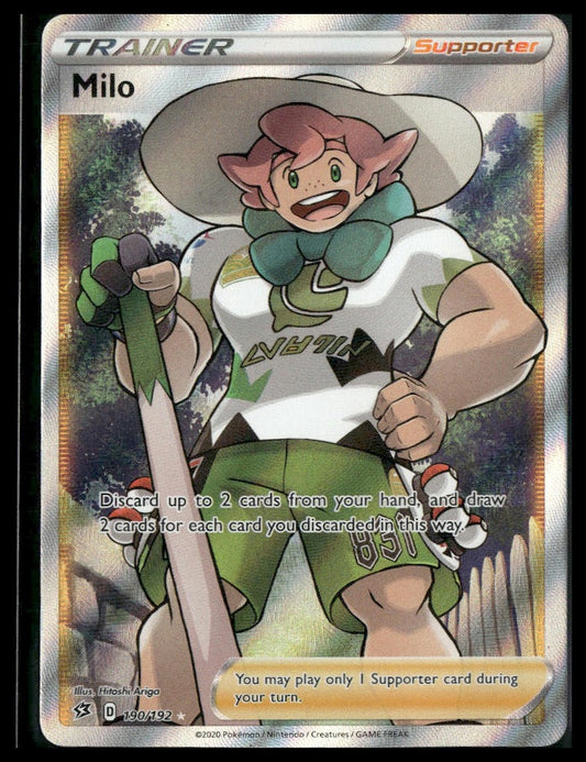 Milo (Full Art) #190/192 Rebel Clash NM