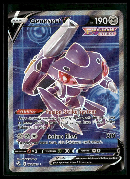 Genesect V (Full Art) #254/264 Fusion Strike NM