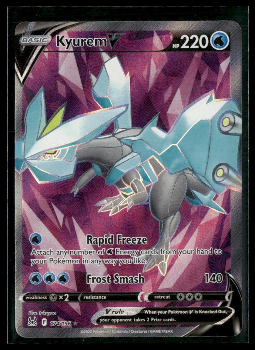 Kyurem V (Full Art) #174/196 Lost Origin NM