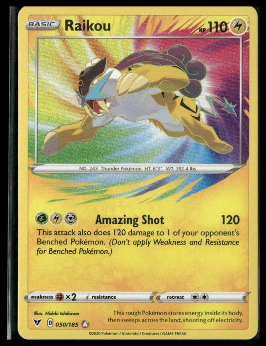 Raikou #050/185 Vivid Voltage NM