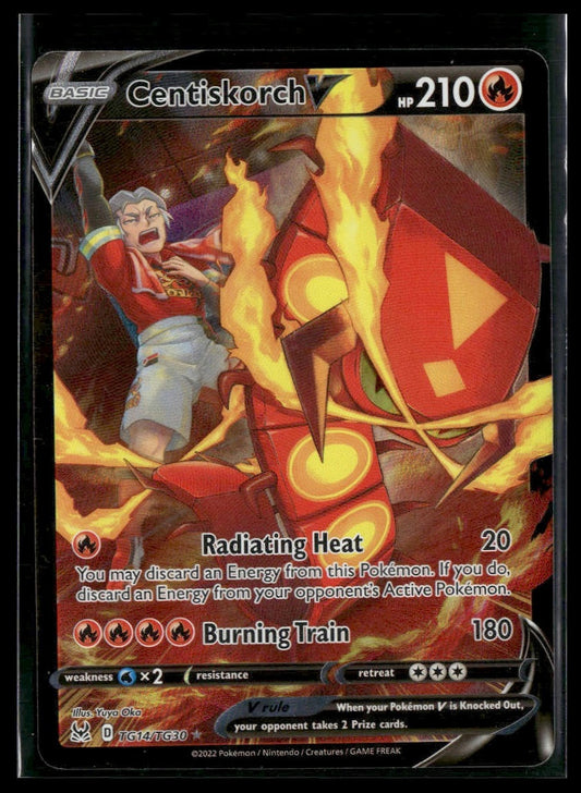 Centiskorch V #TG14/TG30 Lost Origin Trainer Gallery NM