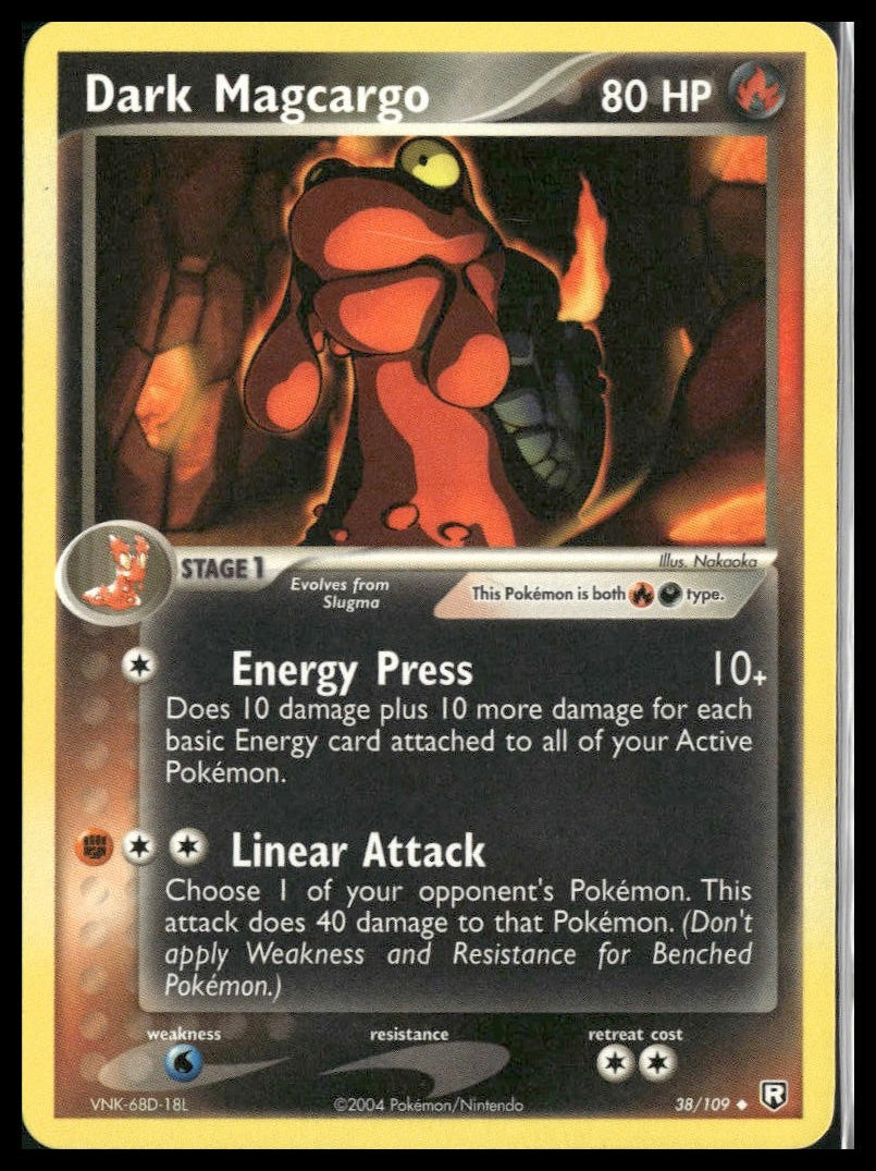 Dark Magcargo #38/109 Team Rocket Returns VLP
