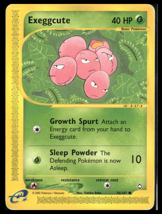 Exeggcute #076/147 Aquapolis LP