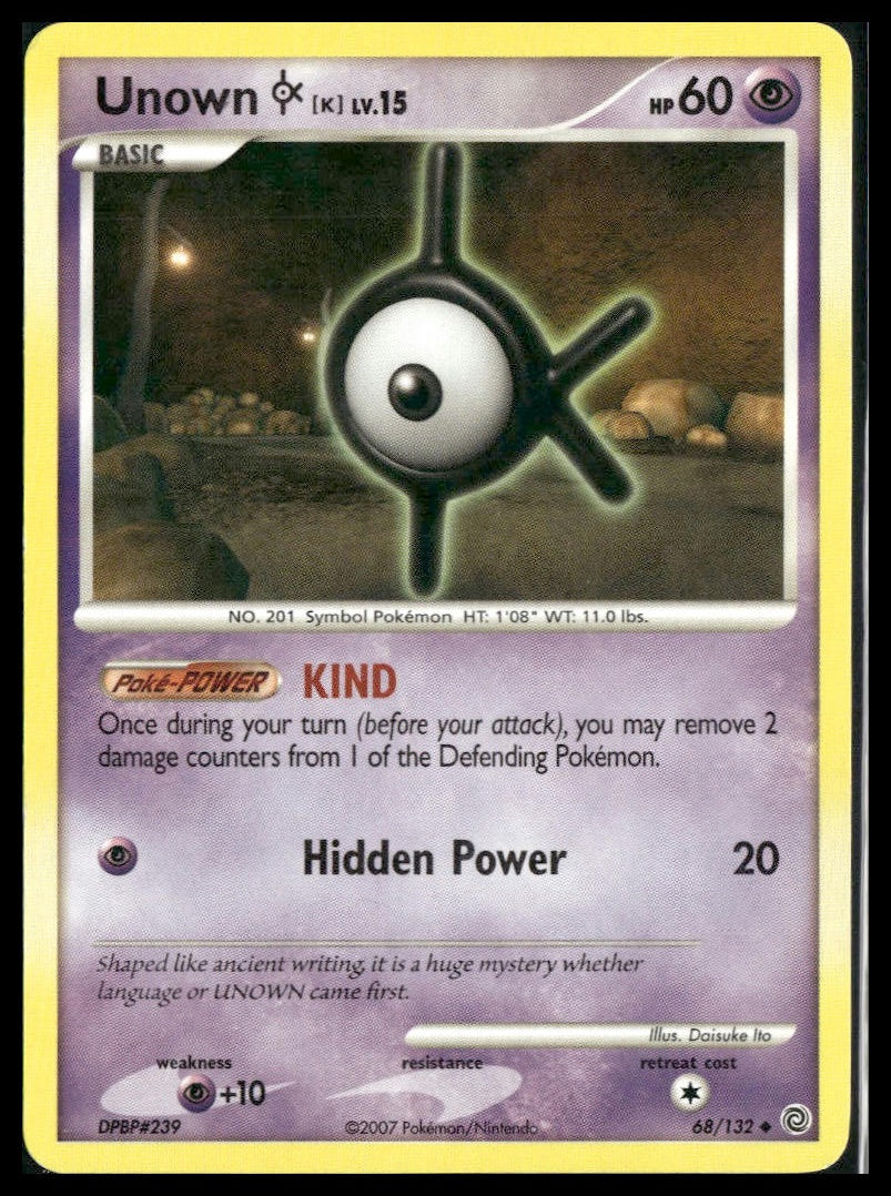 Unown [K] #68/132 Secret Wonders LP